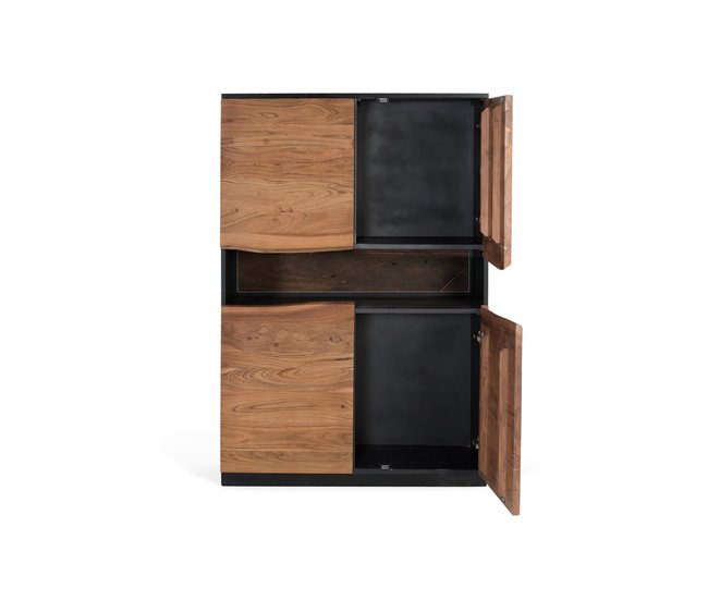 Aparador fabricado a mano en madera Marron