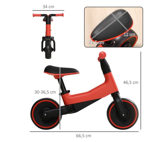 Bicicleta sin Pedales PP, EVA AIYAPLAY Azul