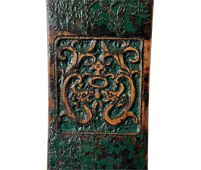 Banco de madera Verde