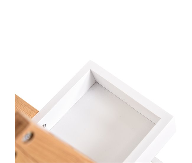 Armario de Baño Bambú, MDF kleankin, hogar - baño 30 Blanco