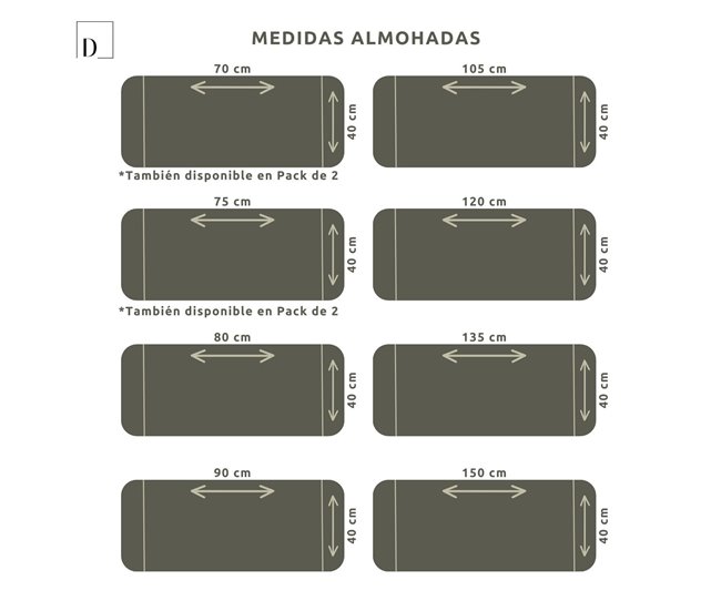 Almohada Viscoelástica Copos 70x40 Blanco/ Gris