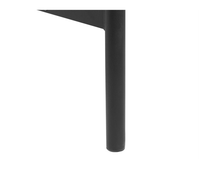 Beliani Cama nido Acero TULLE 92x209 Blanco