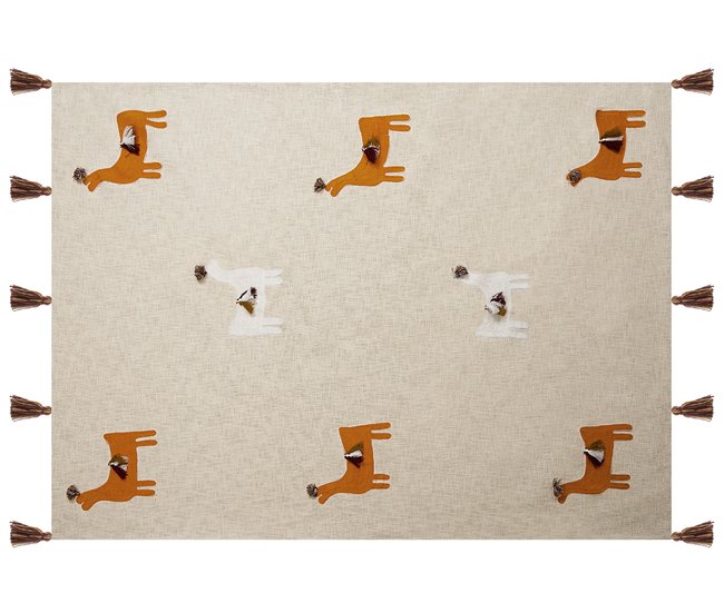 Beliani Manta KHANDWA Beige