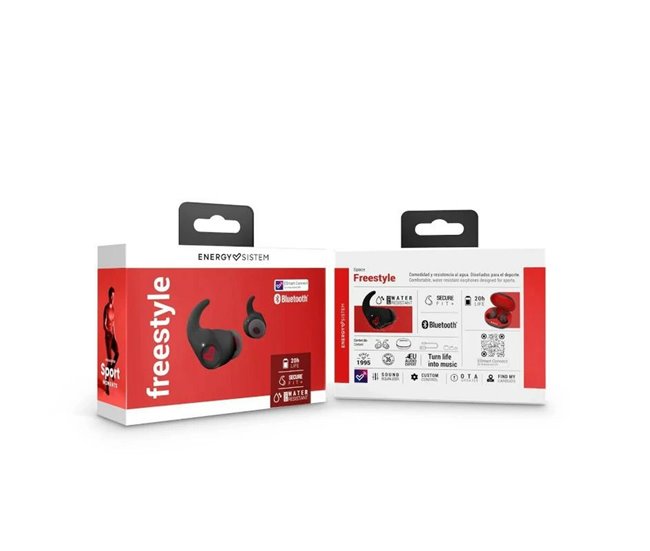 Auriculares in Ear Bluetooth Freestyle Space Negro