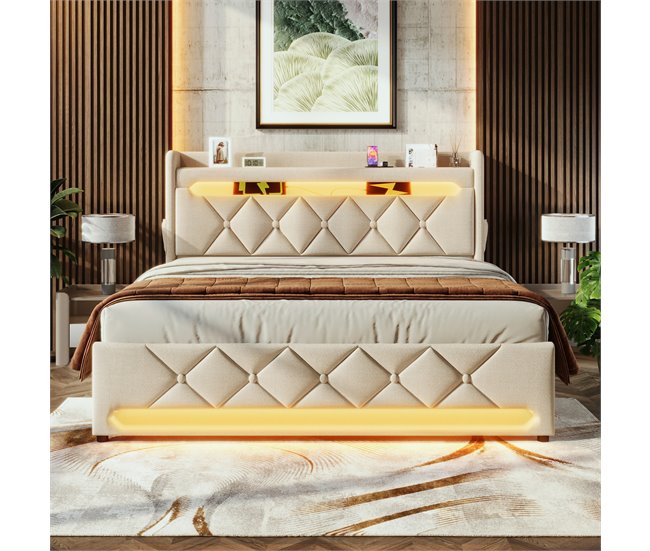 Canapés abatibles Beige