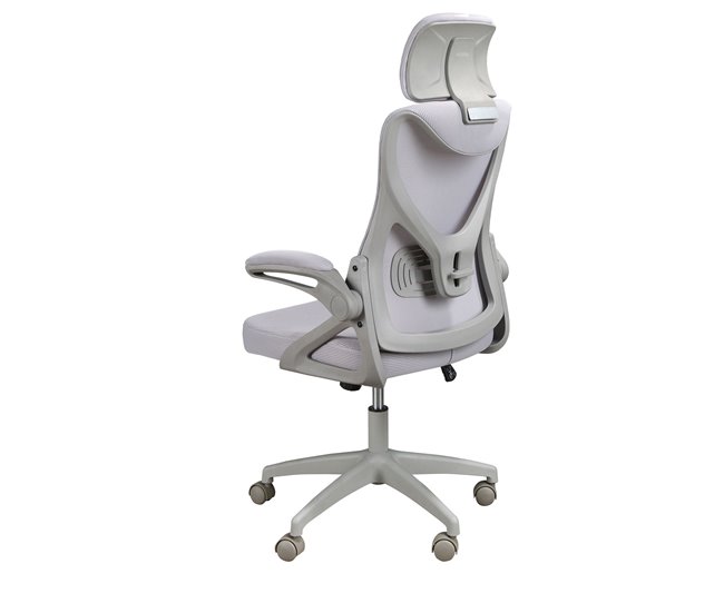 ANGEL CERDA Silla oficina giratoria tela Gris
