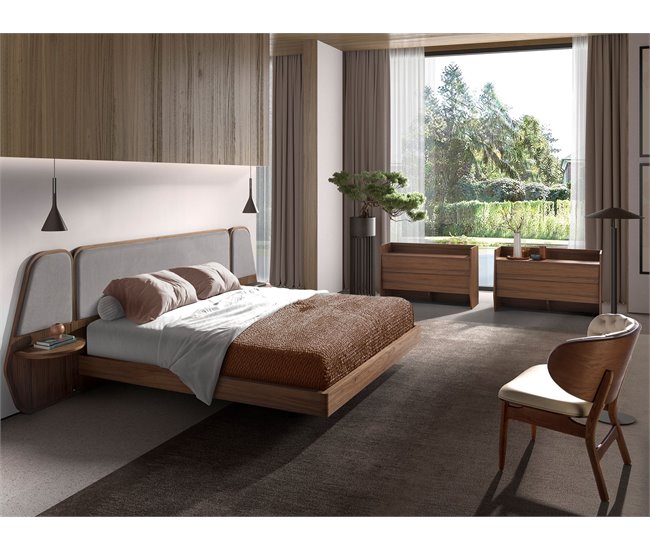 Cama y tela 7175 Nogal