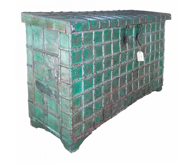 Baúl de madera Verde