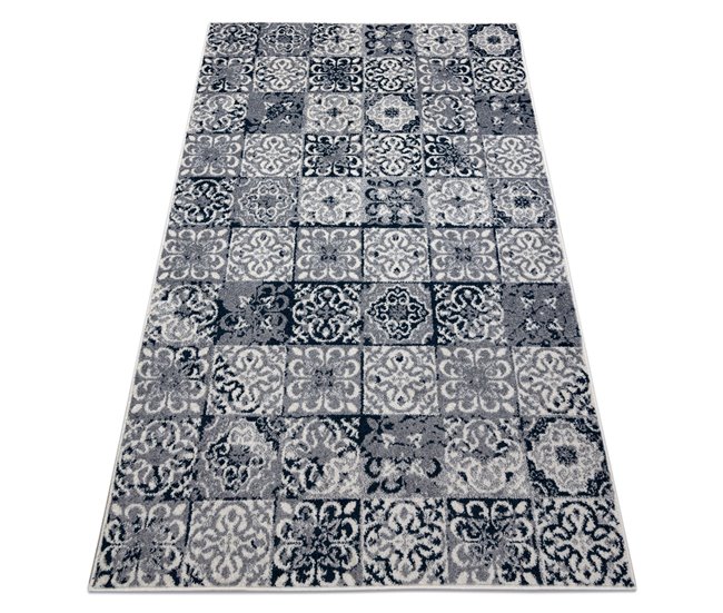 Alfombra HEOS 78586 LABOR DE RETAZOS AZULEJOS DE LISBOA 160x220 Gris