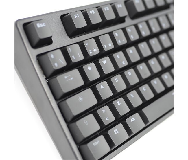 Teclado Mecánico TKL Gaming Teclas doble inyección QWERTY Español Negro