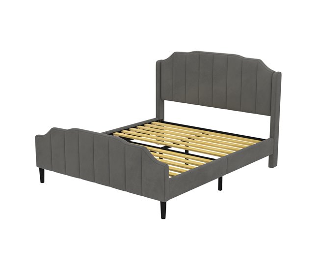 Marco de la cama 200x140 Gris