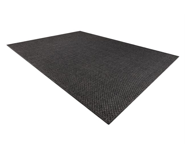 Alfombra MIMO 0000 sisal exterior 200x290 Negro