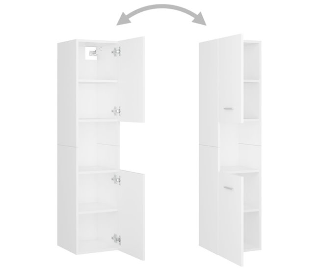 Conjunto De Muebles De Baño 90 Blanco