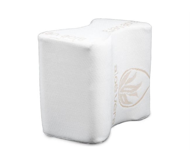 Almohada PIERNAS espuma supersoft 23x25x17cm Blanco