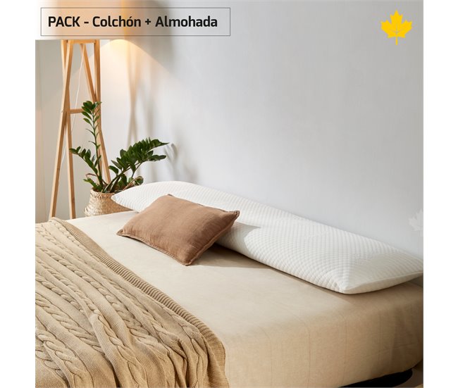 Pack Colchon + Almohada Viscoelastica Descansin | Efecto nube 