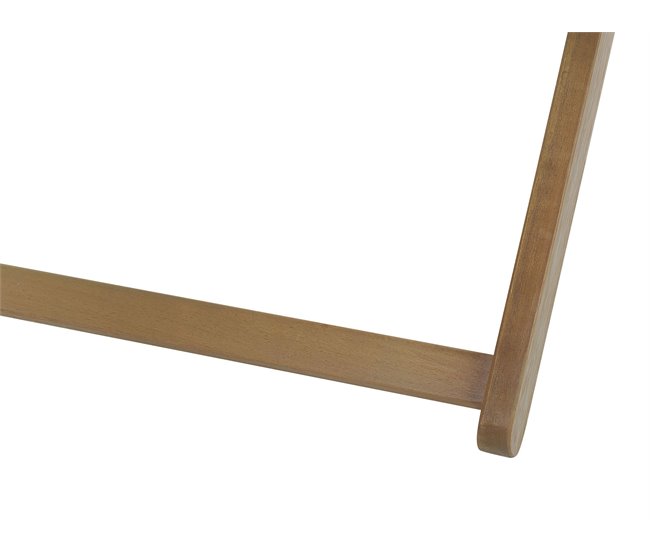 Beliani Tumbona AVELLINO Blanco/ Beige