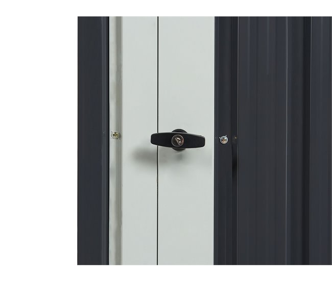 Beliani Cobertizo de jardín UMBRIA Grafito