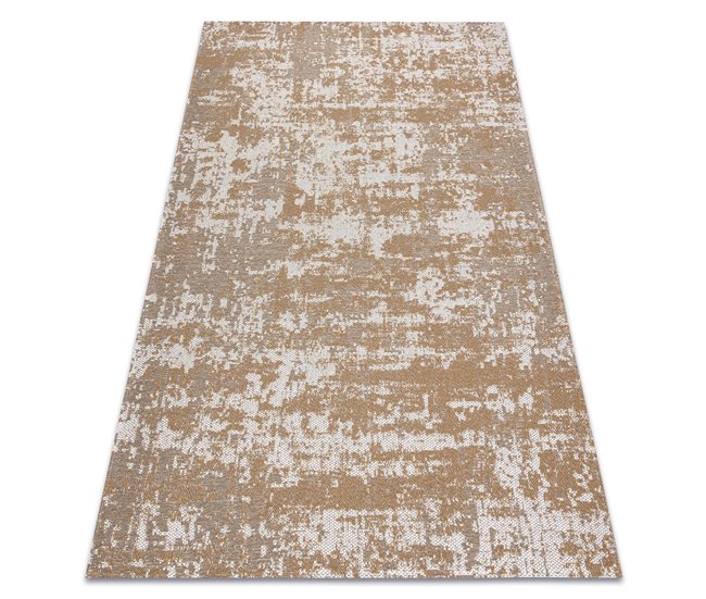 Alfombra CASA ECO sisal BOHO  vintage 2809 / antracita, alfombra 114x170 Crema