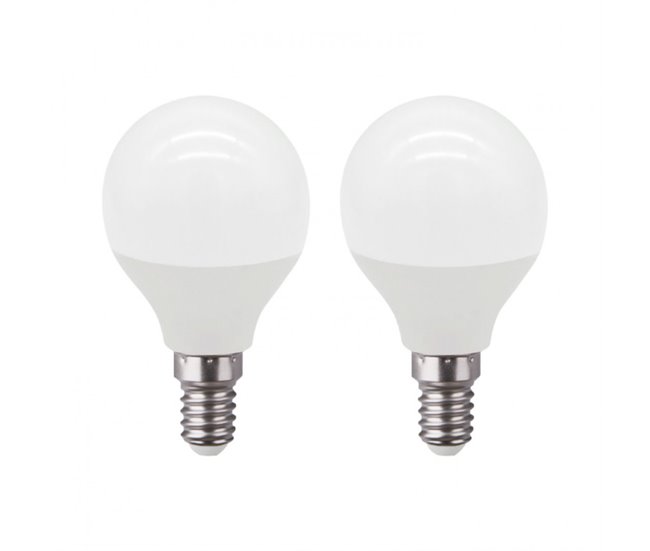 Pack 2 Bombillas LED Esférica 1Primer Leader Blanco