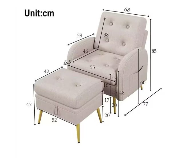 Sillones relax Beige
