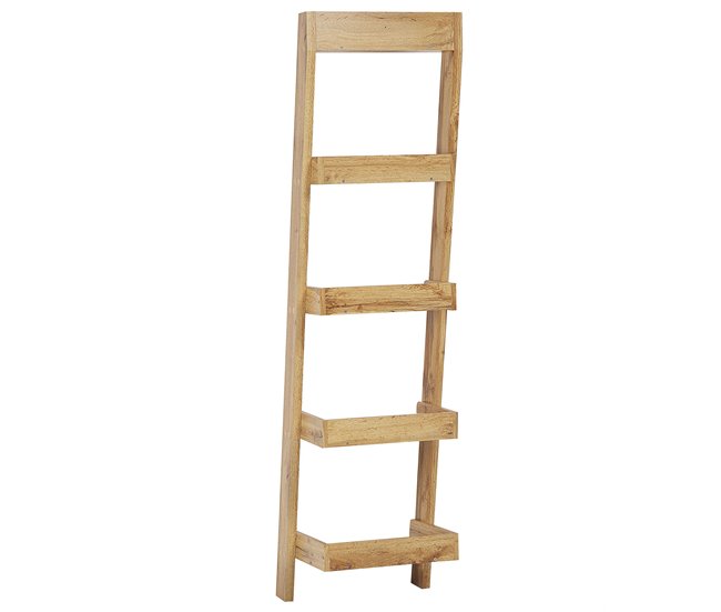 Beliani Estante para libros MOBILE DUO Madera Clara