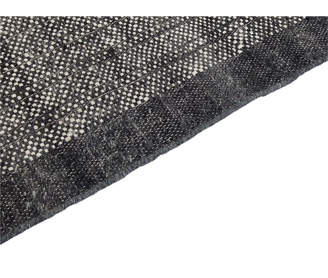 Beliani Alfombra de pelo corto ATLANTI 80x150 Blanco/ Beige