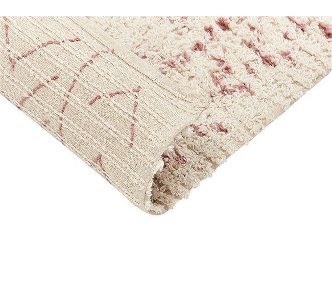 Beliani Alfombra de pelo corto EDIRNE 140x200 Beige
