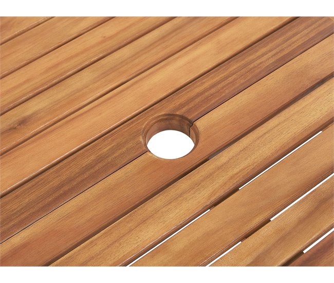 Beliani Conjunto de comedor JAVA Marron