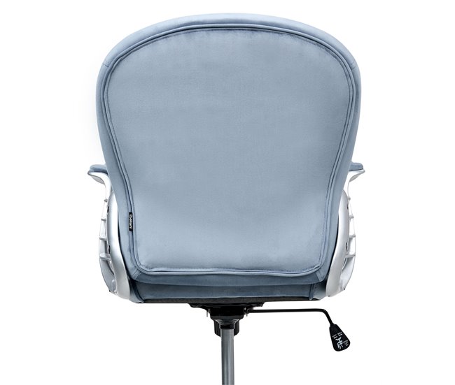 Beliani Silla de oficina PRINCESS Azul Claro