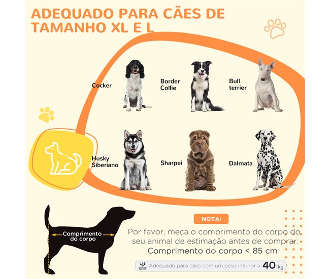 Jaula para Perros Acero PawHut, mascotas - accesorios para perros Negro