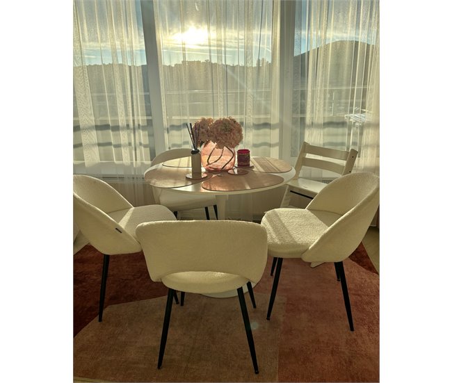 Beliani Silla de comedor ONAGA II Blanco