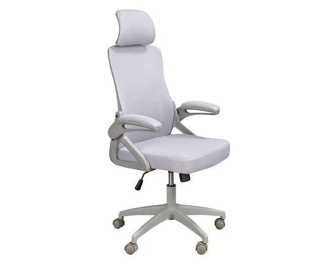 ANGEL CERDA Silla oficina giratoria tela Gris
