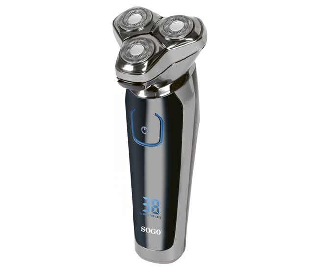 SOGO MAQUINA DE AFEITR DE VIAJE 600mAh Azul