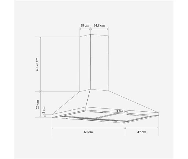 Campana Piramidal Clase B | UNIVERSALBLUE Inox