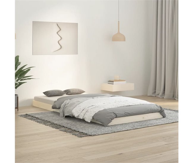 Estructura de cama 90x200 Blanco