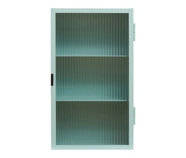 Armario de pared Zundert puerta de vidrio [en.casa] 35 Blanco