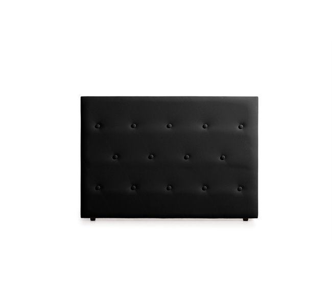 CABECERO TAPIZADO VENICE POLIPIEL  - Moonia 210 Negro