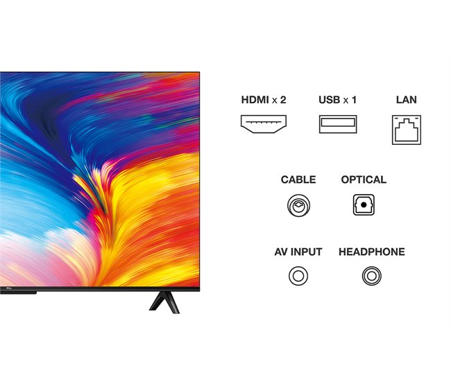 TV TCL P635 Smart TV 4K HDR Gris