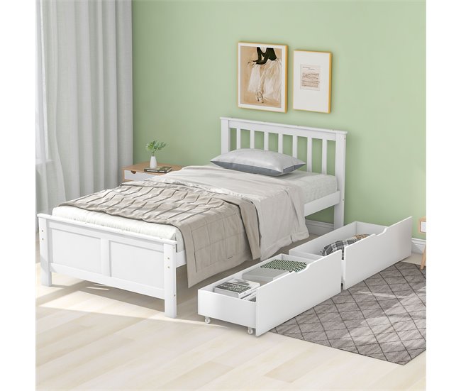 Camas individuales Blanco