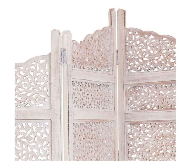 Paraban de madera  artesanal Blanco