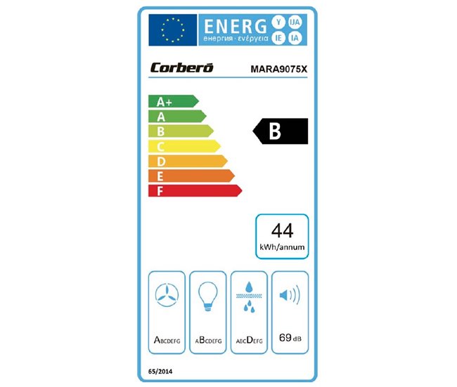 Campana grupo filtrante CORBERÓ MARA Inox