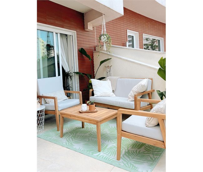 Beliani Alfombra de exterior KOTA 120x180 Amarillo