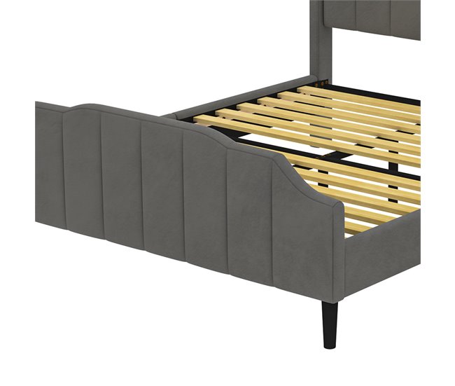 Marco de la cama 200x140 Gris
