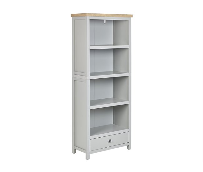 Beliani Estante para libros CLIO 72 Gris Claro