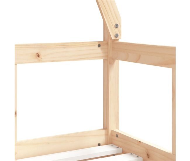 Estructura De Cama Infantil 145x76 Blanco