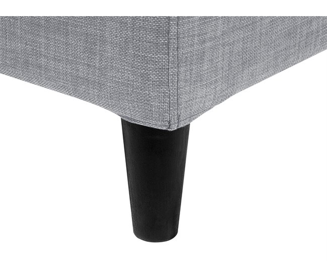 Beliani Cama LED Poliéster FITOU 170x214 Gris Claro
