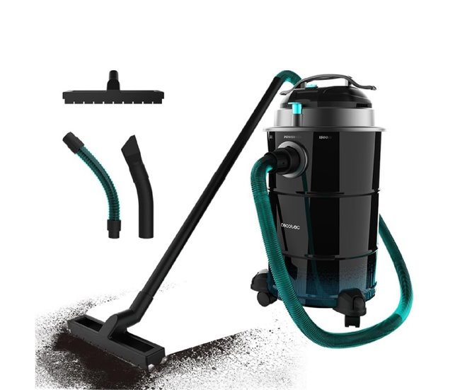 Aspirador de cenizas Conga Ash 6000 EasyGo XL Cecotec Negro