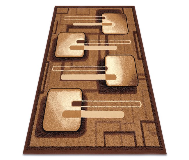 Alfombra BCF Morad MALINA clásico 80x150 Marron
