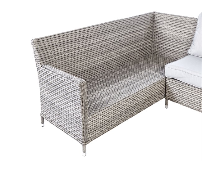 Beliani Conjunto longue LACONA Gris Oscuro