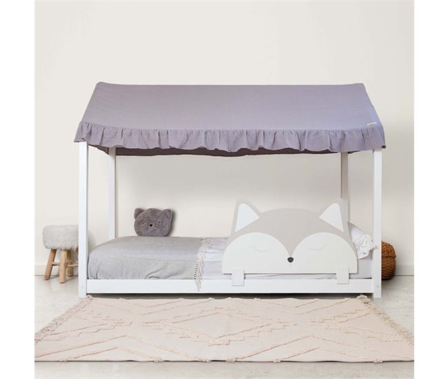 Techo para cama Montessori Gris